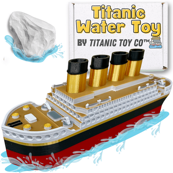 Titanic Bath Boat And Pool Toy By TitanicToyCo, RMS Titanic Toys For Kids, Toy Titanic or Kids, Titanic Ship, Titanic Cake Topper, Titanic Figurine, Titanic Boat