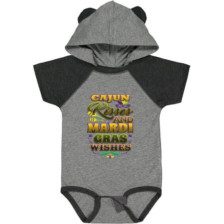 

Inktastic Mardi Gras Wishes Cajun Kisses Gift Baby Boy or Baby Girl Bodysuit