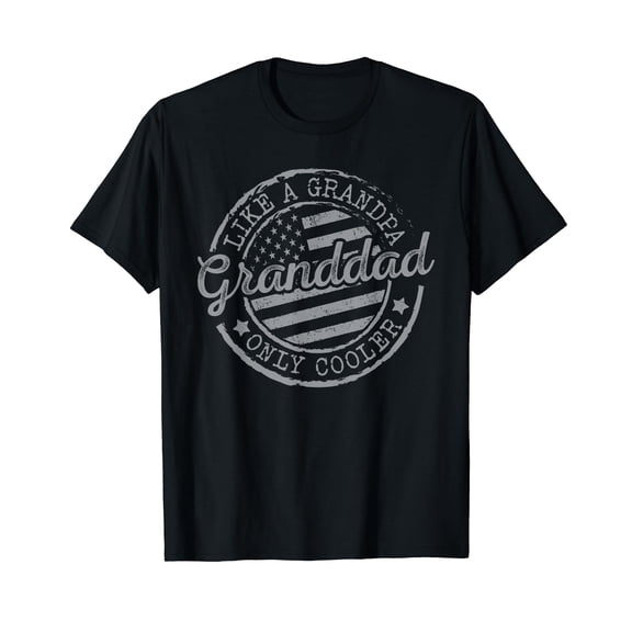Granddad Like a Grandpa Only Cooler Funny Father's Day T-Shirt