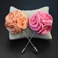 thumbnail image 5 of SmartBy Brooch Rose Design Anti-deform Fabric Boutonniere Flower Stick for Men, 5 of 7