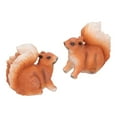 thumbnail image 2 of Figuritas de resina de ardilla en miniatura, estatua de animales, adorno de escultura para decoración de césped y jardín, 1 par, 2 of 5