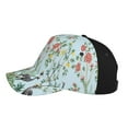 thumbnail image 5 of Balery Baseball Cap Adjustable Size for Running Workouts and Outdoor Activities All Seasons Dad Hat(Chinoiserie Floral Palm Tree), 5 of 8