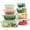 Green, variant on GPED 8 Pack Glass Meal Prep Containers, Food Storage Containers with Lids, Glass Lunch Boxes, Airtight Bento Boxes, for Microwave, Oven, Freezer and Dishwasher Safe, Green
