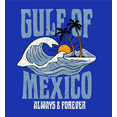thumbnail image 2 of Gulf of Mexico Always & Forever Youth Royal Blue Crew Neck Short Sleeve Tee-Small, 2 of 4
