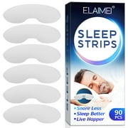 90pcs/box Sleep Strips Self-adhesive Anti-snoring Mouth Tape For Better Nose Breathing Snoring Mouth Tape