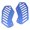 Blue, variant on S SERENABLE 2x Electrocar Front Foot Pedals for MS Direct Replaces High Performance Red