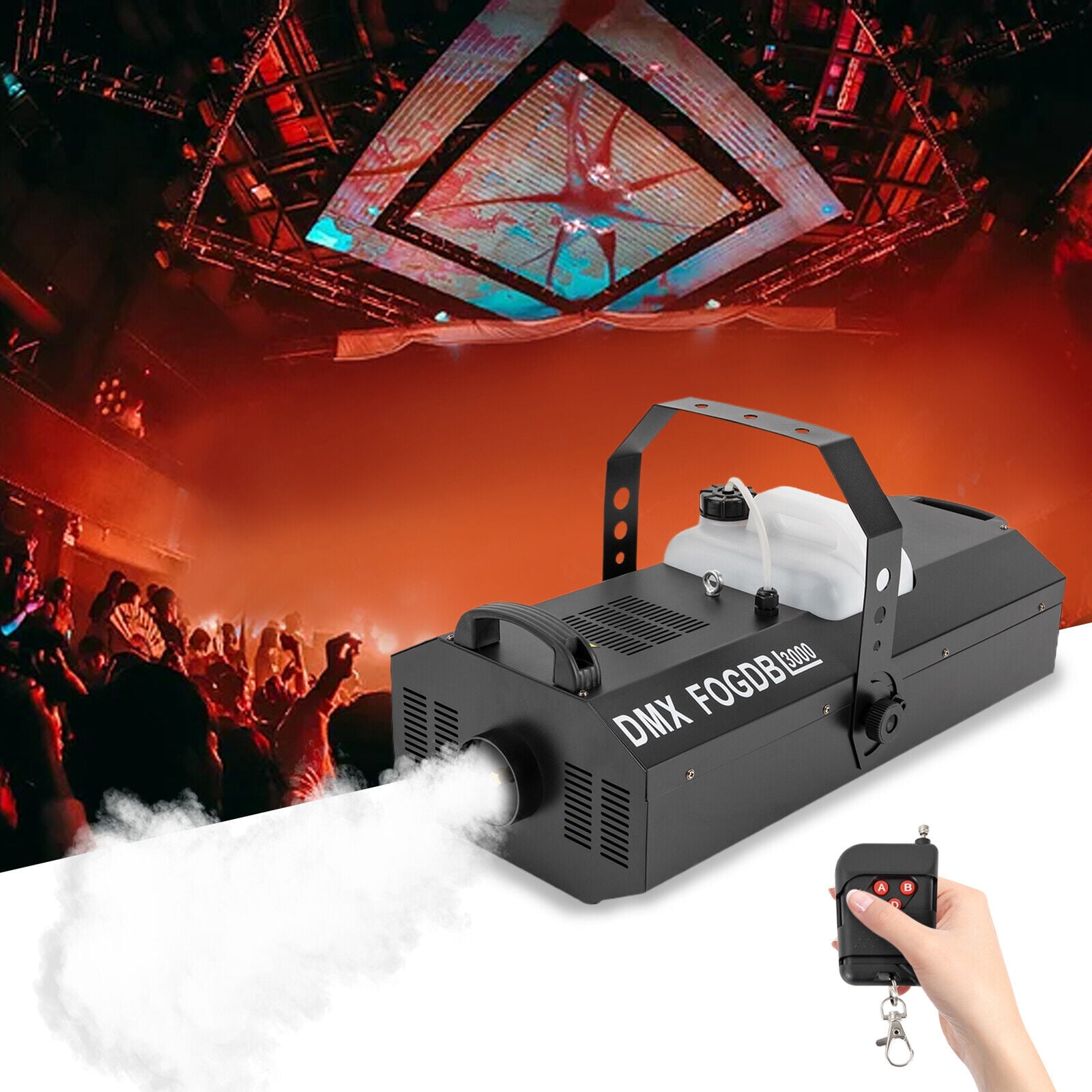 3000W Stage Fog Machine DMX Stage Fogger with Remote Control for Stage Effect Party