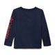 thumbnail image 2 of Columbia Terminal Tackle - Playera de Manga Larga para niño, Logotipo Universitario Azul Marino/Rojo Chispa, Medium, 2 of 4