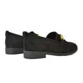 thumbnail image 2 of XY London Womens Heidi Chain Detail Ruched Loafers, 2 of 5