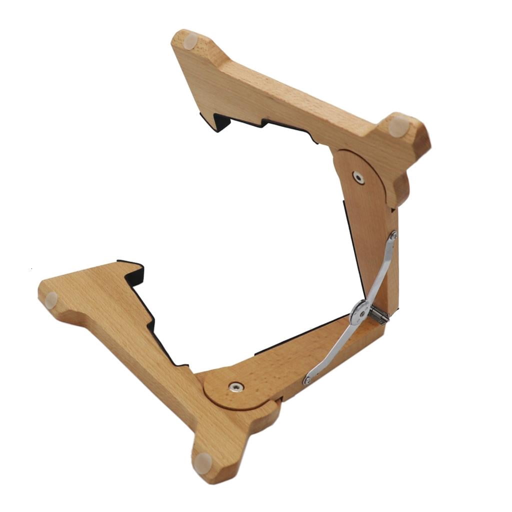 CEORPER Portable A-Frames Stand Wooden Guitar Stand A-Frames String Instrument Holder