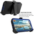 thumbnail image 6 of Ebizware for iphone 14 Pro Phone Case with [Belt Clip Holster] Kickstand Cover Military Grade Drop Protection Shockproof Heavy Duty Defender Case for iphone 14 Pro 6.1" - Black/Blue, 6 of 8