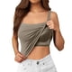 thumbnail image 1 of Camiseta elástica para mujer: sin mangas, tejido suave y transpirable, camiseta informal para combinar con otras prendas o hacer ejercicio. Tallas S/XL., 1 of 4