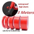 thumbnail image 2 of Coolmee Red Film Transparent High Temperature Resistant Double Sided Tape, 2 of 7