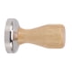 thumbnail image 4 of Apisonador de café Sincero con Base de acero inoxidable 304 martillo para prensar café en polvo con mango de madera 58 mm, 4 of 10