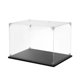 thumbnail image 1 of Caja de exhibición de acrílico Uxcell, 10"x10"x4" Caja de exhibición transparente para organizar coleccionables y figuras de acción, 1 of 7