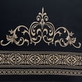 thumbnail image 5 of Kensington Royal Style Bedding, Gold-Embroidered Black Sateen, 11-pc King Comforter Set, 5 of 5