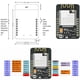 thumbnail image 5 of Injueey ESP32-CAM ESP32 5V WIFI + Módulo de cámara Bluetooth Placa de desarrollo Placa de desarrollo de cámara Electrónica miscelánea ESP32-CAM+OV2640, 5 of 6