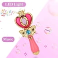 thumbnail image 2 of Varitas de Sailor Moon, Hada de dibujos animados para niños con varita luminosa de música mágica y efecto LED intermitente, el mejor regalo de cumpleaños,, 2 of 5