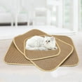 thumbnail image 4 of Summer Pet Mat for Dogs and Cats Breathable Rattan Weave Design Comfortable Sleeping Pad Indoor Use Reversible Cushion Bed, 4 of 5
