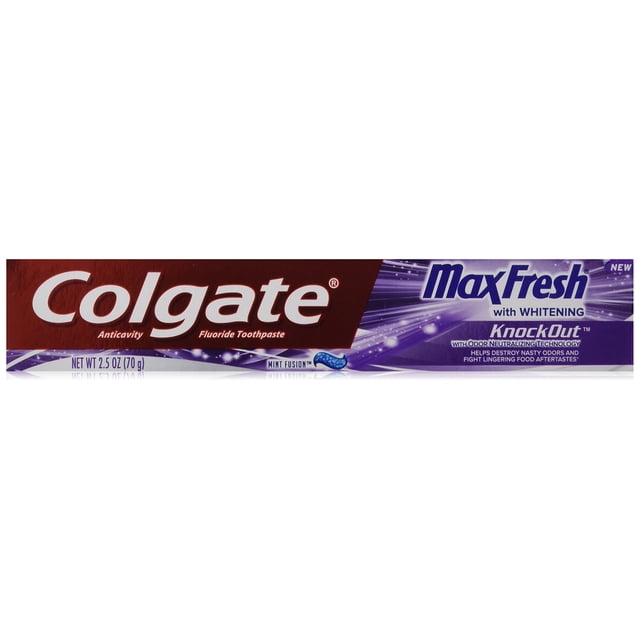 Pasta de Dientes Colgate Max Fresh Knockout Gel 70g para Viaje