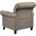 thumbnail image 3 of Traditional Roll Arm Accent Chair in Lunar Storm, 3 of 5
