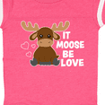 thumbnail image 4 of Inktastic It Moose Be Love with Cute Moose Boys or Girls Baby Bodysuit, 4 of 5