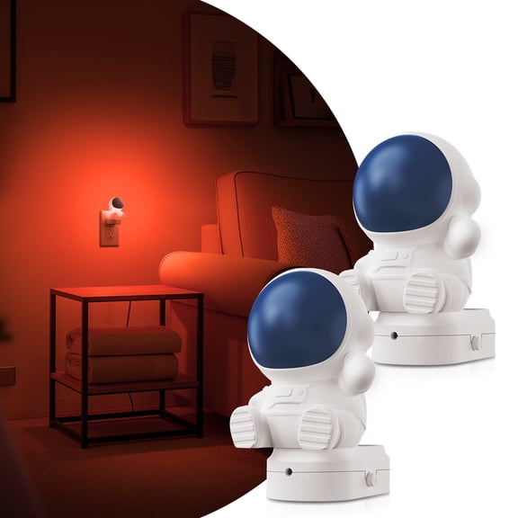 Astronaut Multicolor RGB Kids Night Light Plug In