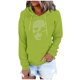 thumbnail image 2 of Pntutb Mujer Moda Casual Impreso Blusa de manga larga Bolsillo Pullover tops Sudaderas con capucha Pntutb Pntutb-318, 2 of 7