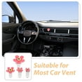 thumbnail image 3 of OUNONA 4Pcs Air Freshener Car Cute Pink Plastic Car Vent Clips Vehicle Interior Decor Air Purification, 3 of 8