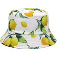 thumbnail image 2 of CoCopeaunts Reversible Bucket Hats Girls Fashion Sun Protection Packable Outdoor Cool Fisherman Hat for Unisex Travel Camping, 2 of 8