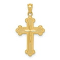 thumbnail image 1 of FB Jewels 14K Yellow Gold Budded Cross Pendant, 1 of 4