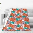 thumbnail image 1 of Balery Hawaiian Style Manta de Felpa Suave y Acogedora – Cobija de Franela Aterciopelada para Cama, Lavable y Cálida para Sofá, Mascotas, Transpirable-40"x30", 1 of 7