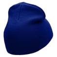 thumbnail image 3 of Back Off Saying Embroidered Short Beanie - Royal OSFM, 3 of 5