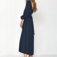 thumbnail image 4 of Vestido de una línea para damas Vestido suelto de cintura alta Suéter informal Vestido de viaje diario Hugtrwg Para estrenar, 4 of 9
