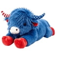 thumbnail image 2 of 4th Of July Highland-Cow Stuffed Animals, 15 inch Patriotic Highland Cow Plushies Toys, Cute Stuffed Animals Plush Pillow Women Men Independence Day Gift, 2 of 8