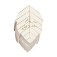 thumbnail image 1 of 100pcs Bronzing Leaf Shape For You Hanging Tag Cake Baking Tags Art Crafts Diy, 1 of 5
