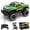 Green, variant on Horivan Off Road RC Car 2.4GHz Remote Control Truck with LED Lights, 25m Range, 10km/h High Speed, All Terrain Vehicle for Indoor Outdoor Stunt Racing, Durable Toy Car Gift