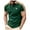 Green, variant on Men Polo Shirts Short Sleeve Casual Solid Holiday Summer Fashion Button Sports T Shirt