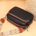 thumbnail image 1 of Bolso Bandolera Cuero Genuino Moda Mujer Casual Hombro ( ) Negro Marrón DQrwqpou Para Estrenar, 1 of 3