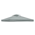thumbnail image 4 of Toldo de repuesto de 10 × 10, cubierta para tienda de campaña, solo toldo impermeable para lluvia, toldo de repuesto para playa al aire libre Gris, 4 of 8