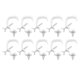 thumbnail image 1 of Stage Light Clamp Safe Large Load Bearing Cast Aluminum Stage Lamp Hook Kit for Moving Head Light 10pcs, 1 of 5