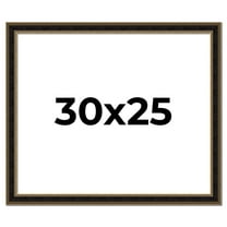 30x25 Frame Gold Antique Vintage Sold Wood Picture Frame | 1.75 Inch Moulding Width | Interior