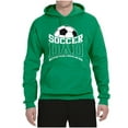 thumbnail image 2 of Wild Bobby, Soccer Dad Better Than a Regular Dad Father's Day Unisex Hoodie Sweatshirt, Kelly, Small, 2 of 6
