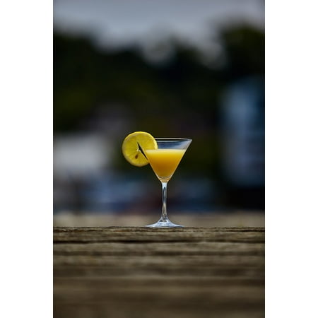 - Canvas Print Summer Sums Lemon Zitrone Cocktail Stretched Canvas 10 x 14