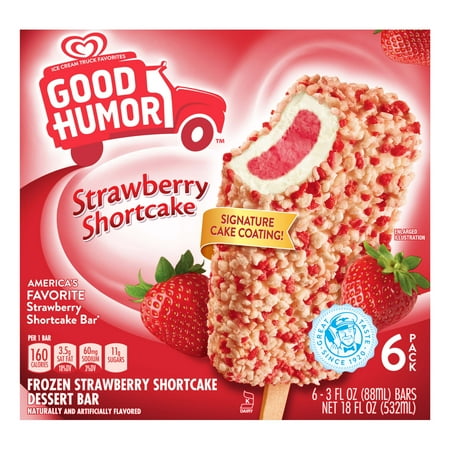 good humor ice cream frozen desserts strawberry shortcake bar 6