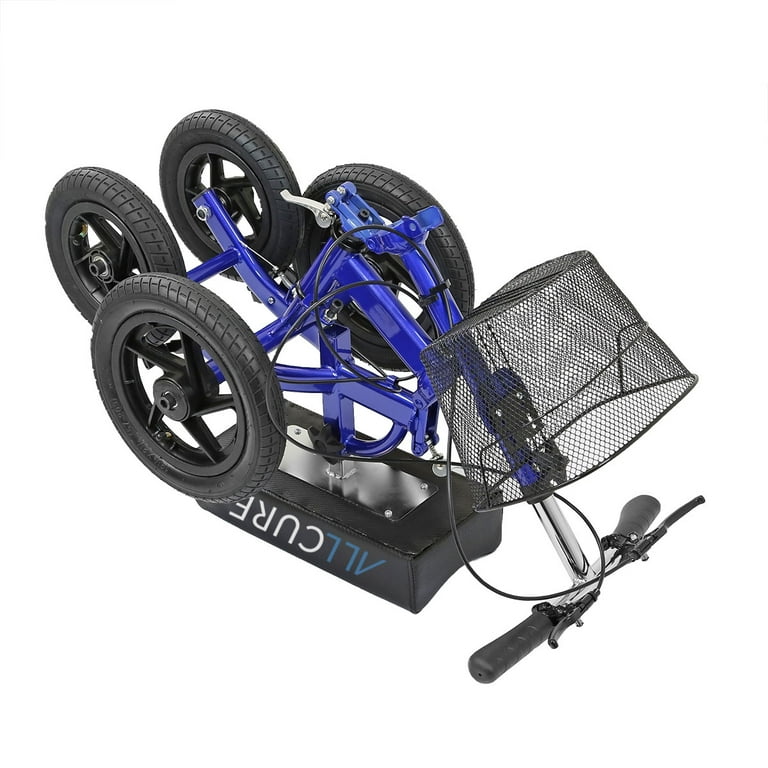 AllCure Lightweight Steerable Knee Walker Scooter, Quad