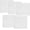 500, variant on 300 Pieces Clear Rubber Feet Adhesive Door Bumpers Pads Sound Dampening Cabinet Buffer Pads, 8.5 by 2.5 mm (Clear)
