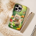 thumbnail image 6 of Cute Cat & Butterfly Floral iPhone Case Compatible with All iPhone 11 - 16 Models (Pro Max/Plus) | For Cat Lovers & Spring Vibes, 6 of 9