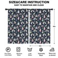 thumbnail image 2 of Blackout Kids Curtains,Princess Castle Rainbow Pattern Childrens Insulated Curtains Set Of 2,Bedroom Essentials,Toddler Room Decor 52"x84", 2 of 5