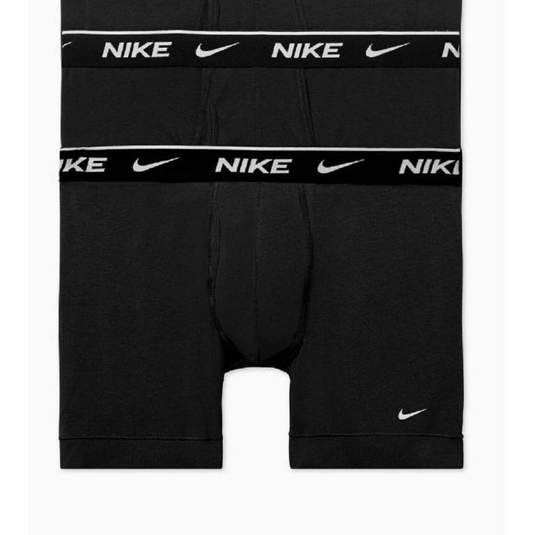 Men's Nike KE1167 Essential Cotton Stretch Boxer Brief - 3 Pack (Black XL)  